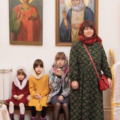 Божественная литургия в день памяти свт. Василия Великого.