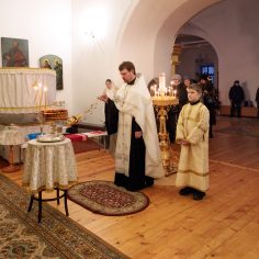 18 января. Крещенский сочельник. Всенощное бдение.