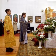 Вынос и погребение Плащаницы